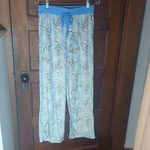 Disney Blue Olaf Pajama Pants